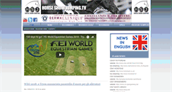 Desktop Screenshot of horseshowjumping.tv